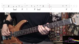 Time by Pink Floyd - Bass Cover with Tabs Play-Along