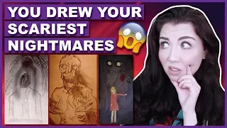 My Subscribers Drew Their Nightmares | Reacting To Them