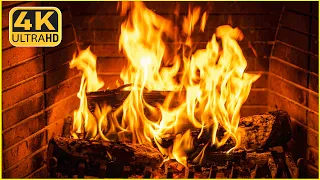 La meilleure cheminée relaxante 4K HD 🔥🔥 sons de feu crépitants avec cheminée brûlante 🔥🔥