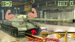 I think you should buy IS-7 (wot blitz)