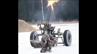 120mm Mortar Fire - French M327 & US Army's M120 in Action