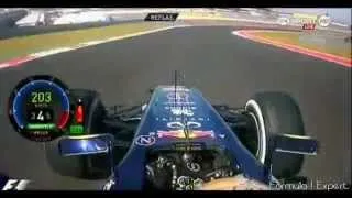 Sébastian Vettel Onboard Pole Lap Austin 2012.