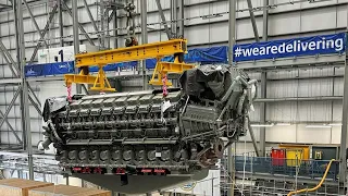 Babcock installed the main engine on the second type 31 frigate HMS Active