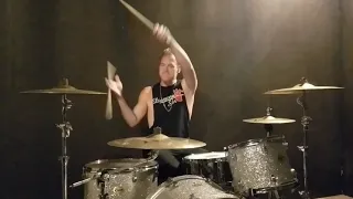 Landon Hall - Bon Jovi - You Give Love A Bad Name Drum Cover