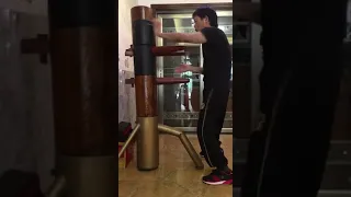 張保詠春木人樁法(Zhang Bao Wing Chun - Wooden Dummy Skills)