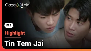 The satisfaction on Tin's face, knowing that Park's password is his birthday in Thai BL Tin Tem Jai🥰