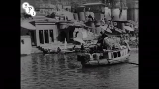 Panorama of Calcutta, India, From the River Ganges (1899) - filmed in Varanasi