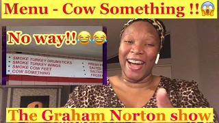 The Graham Norton Show - Hilarious Restaurant Menu Fails😱!! Reaction