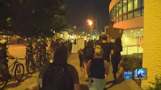 Protesters march at Virginia Beach Oceanfront; several arrested