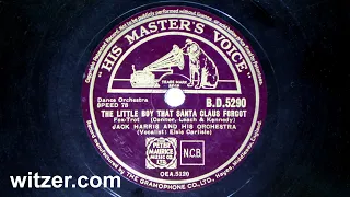 THE LITTLE BOY THAT SANTA CLAUS FORGOT - JACK HARRIS with ELSIE CARLISLE (1937) CHRISTMAS 78RPM