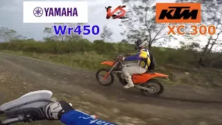 WR450f VS KTM 300