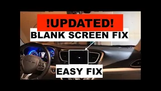 Chrysler Infotainment Black/Blank Screen Fix !UPDATED!