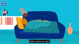 NHS App Video - Portuguese with Portuguese subtitles