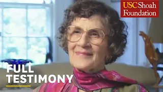 Rescuer of 100+ WWII Refugees | Tina Strobos Chudson | Women’s History Month | USC Shoah Foundation