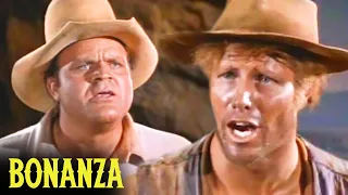 Arnie Attacks Hoss | Bonanza | The Ape