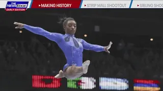 Simone Biles becomes most decorated gymnast in history