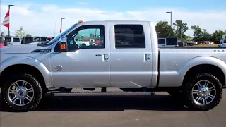 2014 FORD F250 CREW PLATINUM 6.7L POWERSTROKE DIESEL WALK AROUND REVIEW SILVER SOLD! SUMMITAUTO.com