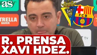 XAVI HERNÁNDEZ, RUEDA DE PRENSA COMPLETA | Previa CÁDIZ - FC BARCELONA