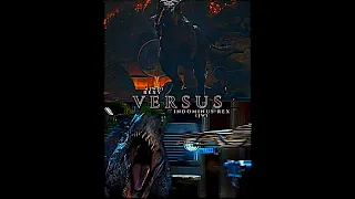 JWD Rexy vs JW Indominus Rex #jurassicpark #jurassicworld #shorts