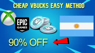 HOW TO GET CHEAP VBUCKS USING THE ARGENTINA METHOD *WORKING 2024