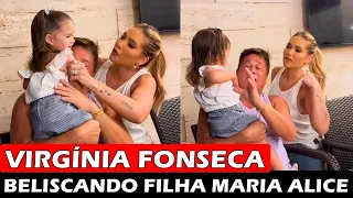 Virgínia Fonseca é criticada após vídeo beliscando Maria Alice viralizar