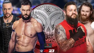 WWE Kevin Owens and Sami Zayn vs Finn Balor and Damian Priest Tag Team Match Payback #wwe #wwe2k23