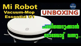 Xiaomi Robot Vacuum-Mop Essentials (Mijia G1) Unboxing Malayalam