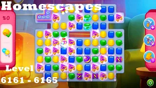 Homescapes Level 6161 - 6165 HD walkthrough | 3 match game | higher level | gameplay | ios | android