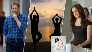 Meghan Markle helps Prince Harry de-stress by teaching him yoga