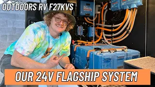24V Full Victron Energy System on a Fifth Wheel | Outdoors RV F27KVS