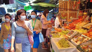 4K Thailand Travel 🇹🇭 Vibrant Silom Area in Bangkok | Chong Nonsi to Thaniya