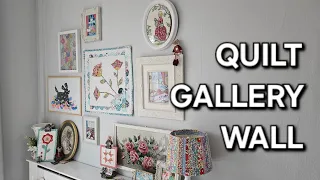 USING UP ORPHAN BLOCKS, Creating a quilt display