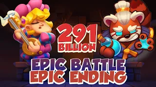 EPIC Battle EPIC Ending - Spirit Master Fighting Bard! 291 Billion | PVP Rush Royale