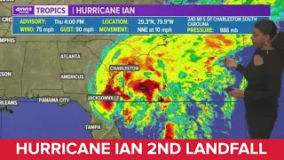 Thursday evening tropical update: Ian a hurricane again - 2 other areas