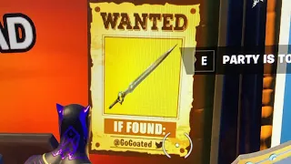 How to get infinity blade in Fortnite GO GOATED￼