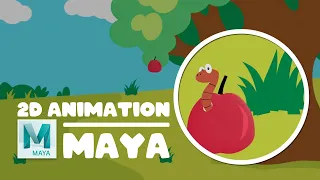 2D Animation in Maya | Scene Overview