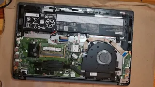 Lenovo Ideapad 3 disassembly guide to upgrade memory or replace battery and SSD