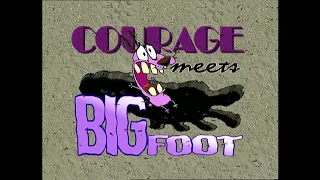 Courage Meets Bigfoot Title Card