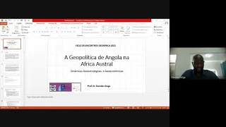 A Geopolítica de Angola na África Austral. Dinâmicas Geostratégicas e Geoeconomicas.