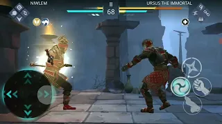 Shadow fight 3 |defeating official final boss Ursus the Immortal in Marcus plane 2