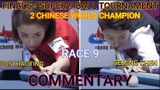 Billiard Vlog#177: COMMENTERY - 2 CHINESE WORLD CHAMPIONS SUPER 9 BALL -  FINALS