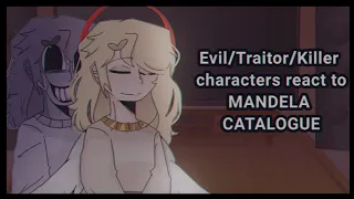 Evil/Traitor character REACT to MANDELA MAGAZINE|MULTIFANDOM REACTION (read desc‼️)|寬狗🍷