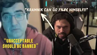 KRAMNIK reacts to HIKARU SWEARING AT HIM!!!