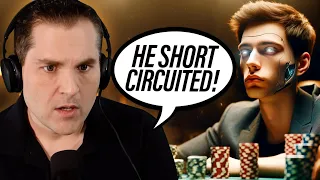 Young Poker Player's Robotic Aggression Fails Miserably