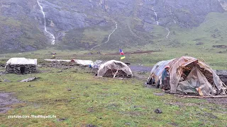 Simple Nepali Rural Village in Mountain | Rainy Day | Life With Beautiful Nature | Real Nepali Life