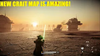 Star Wars Battlefront 2 - The NEW Crait HvsV map is AMAZING! Best thing about the final Update!