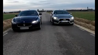 Maserati Ghibli SQ4 vs Infiniti Q60 3.0 TT 370 km 570 nm