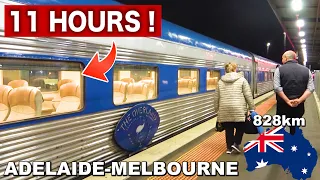 🇦🇺Riding $230 Australia's OLDEST First Class Train (Adelaide →Melbourne) | The Overland Red Premium