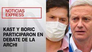 José Antonio Kast y Gabriel Boric participaron en debate presidencial