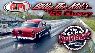 9 SECOND ALL MOTOR 55 CHEVY!  WE DID IT!!!  “The Old Man” tunes in a PROTOTYPE ATM 1050 Dominator!